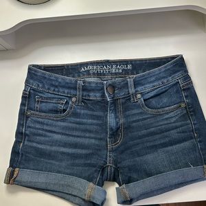 American Eagle Denim Midi Shorts